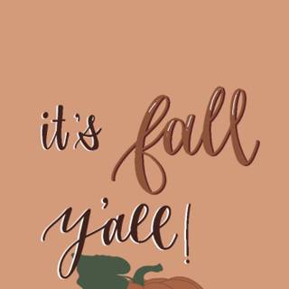 Happy autumn iPhone wallpaper