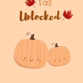 Happy autumn iPhone wallpaper