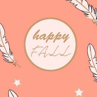 Happy autumn iPhone wallpaper