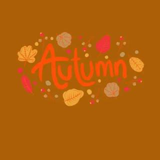 Happy autumn iPhone wallpaper