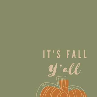 Happy autumn iPhone wallpaper