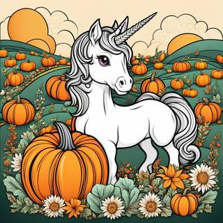 Cute Halloween horse wallpaper