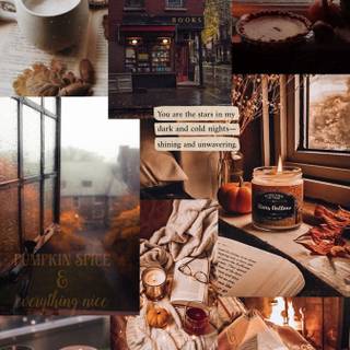 Cozy autumn mobile wallpaper