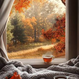 Cozy autumn mobile wallpaper
