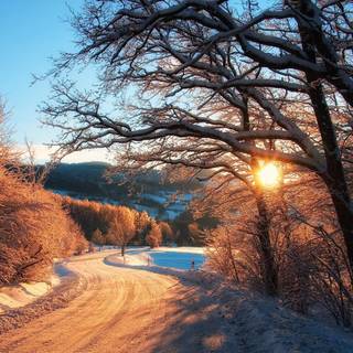 2k winter PC wallpaper