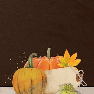 Thanksgiving iPhone collage wallpaper