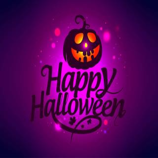 Happy Halloween pink wallpaper