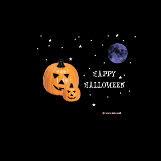 Decorated Halloween wallpaper