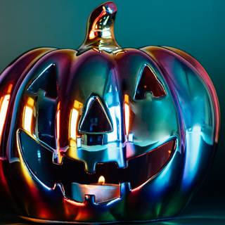 Decorated Halloween wallpaper