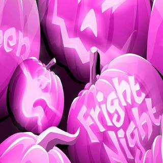 Happy Halloween pink wallpaper