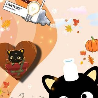 Halloween Chococat wallpaper