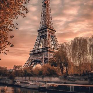 Paris France Eiffel Tower wallpaper