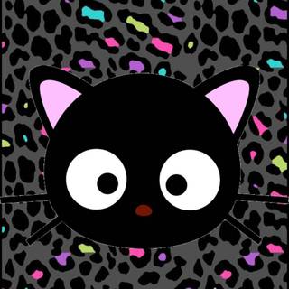 Cute Sanrio black wallpaper