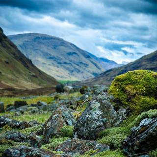 Scotland Highlands and Rolling Green Hills wallpaper