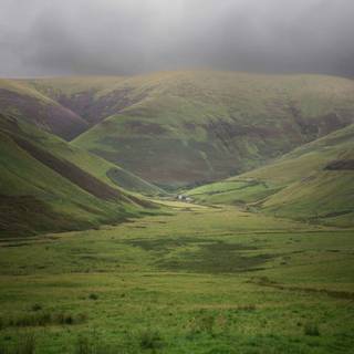 Scotland Highlands and Rolling Green Hills wallpaper