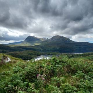 Scotland Highlands and Rolling Green Hills wallpaper