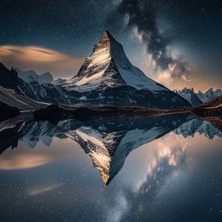 Swiss Alps Matterhorn Peak wallpaper