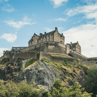 Edinburgh Scotland castle wallpaper