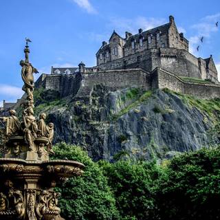 Edinburgh Scotland castle wallpaper