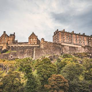Edinburgh Scotland castle wallpaper