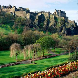 Edinburgh Scotland castle wallpaper