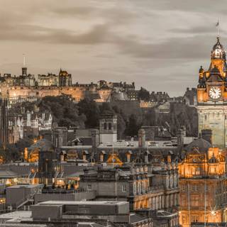 Edinburgh Scotland castle wallpaper
