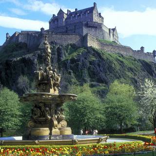 Edinburgh Scotland castle wallpaper