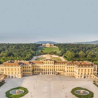 Vienna Austria Schönbrunn Palace Gardens wallpaper