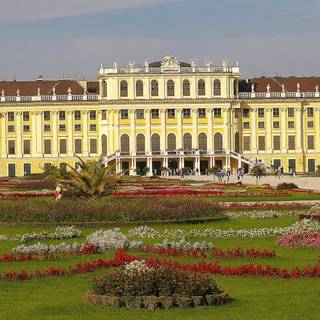 Vienna Austria Schönbrunn Palace Gardens wallpaper