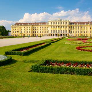 Vienna Austria Schönbrunn Palace Gardens wallpaper