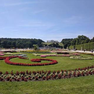 Vienna Austria Schönbrunn Palace Gardens wallpaper