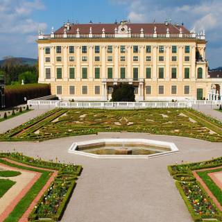 Vienna Austria Schönbrunn Palace Gardens wallpaper