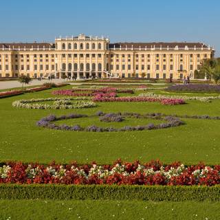 Vienna Austria Schönbrunn Palace Gardens wallpaper