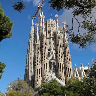 Barcelona Spain La Sagrada Familia wallpaper