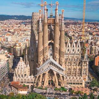 Barcelona Spain La Sagrada Familia wallpaper
