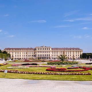 Vienna Austria Schönbrunn Palace Gardens wallpaper