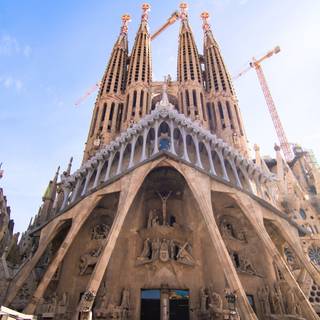 Barcelona Spain La Sagrada Familia wallpaper