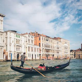 Venice Italy Gondolas wallpaper