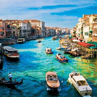 Venice Italy Gondolas wallpaper