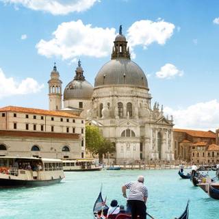 Venice Italy Gondolas wallpaper