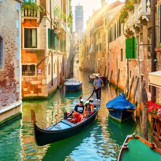 Venice Italy Gondolas wallpaper