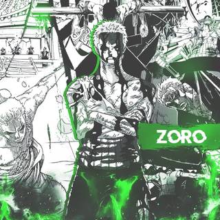 Zoro manga desktop wallpaper