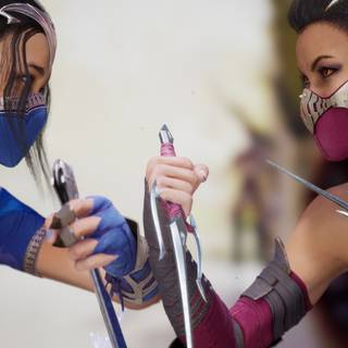 Mortal Kombat girls HD wallpaper