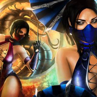 Mortal Kombat girls HD wallpaper