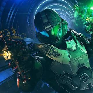 Game engine wallpaper