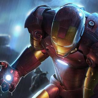 Superheroes cartoon drip desktop wallpaper