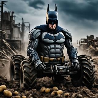 Batman drip wallpaper