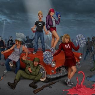 Zombies Ate My Neighbors wallpaper