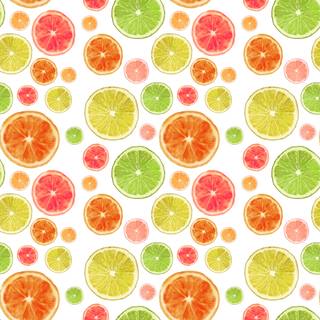Citrus colors orange, lemon, lime wallpaper