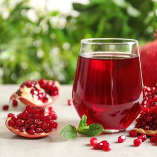 Pomegranate juice wallpaper